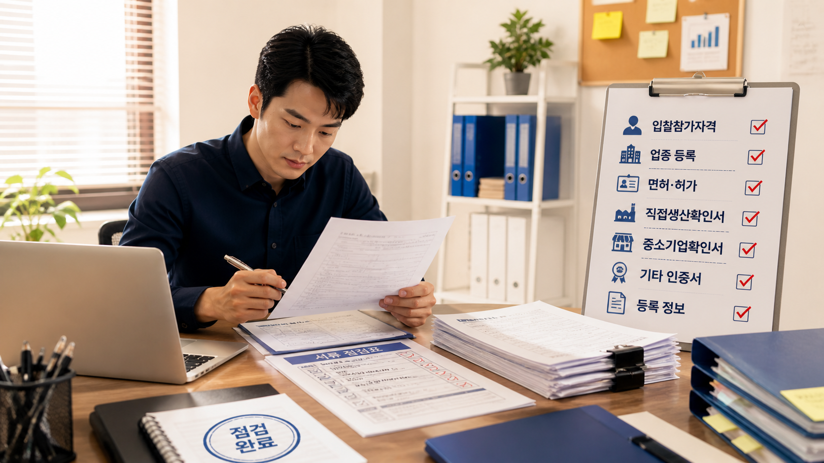 입찰 전 서류·인증·등록 상태 점검 필요 기업